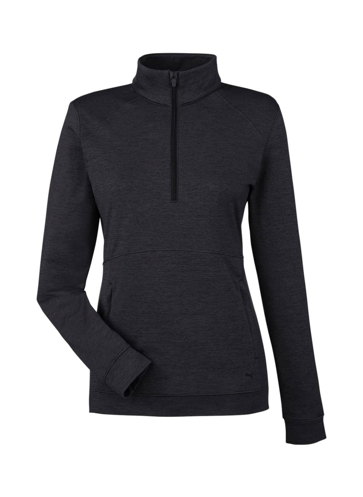 PUMA Women's Cloudspun Rockaway Quarter-Zip - Black LG