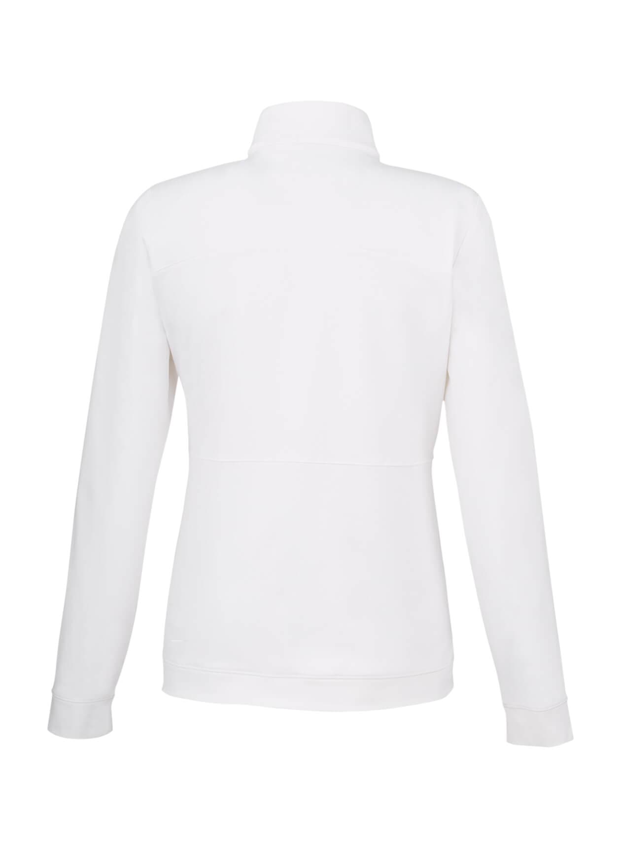 PUMA Women's Cloudspun Rockaway Quarter-Zip - White LG