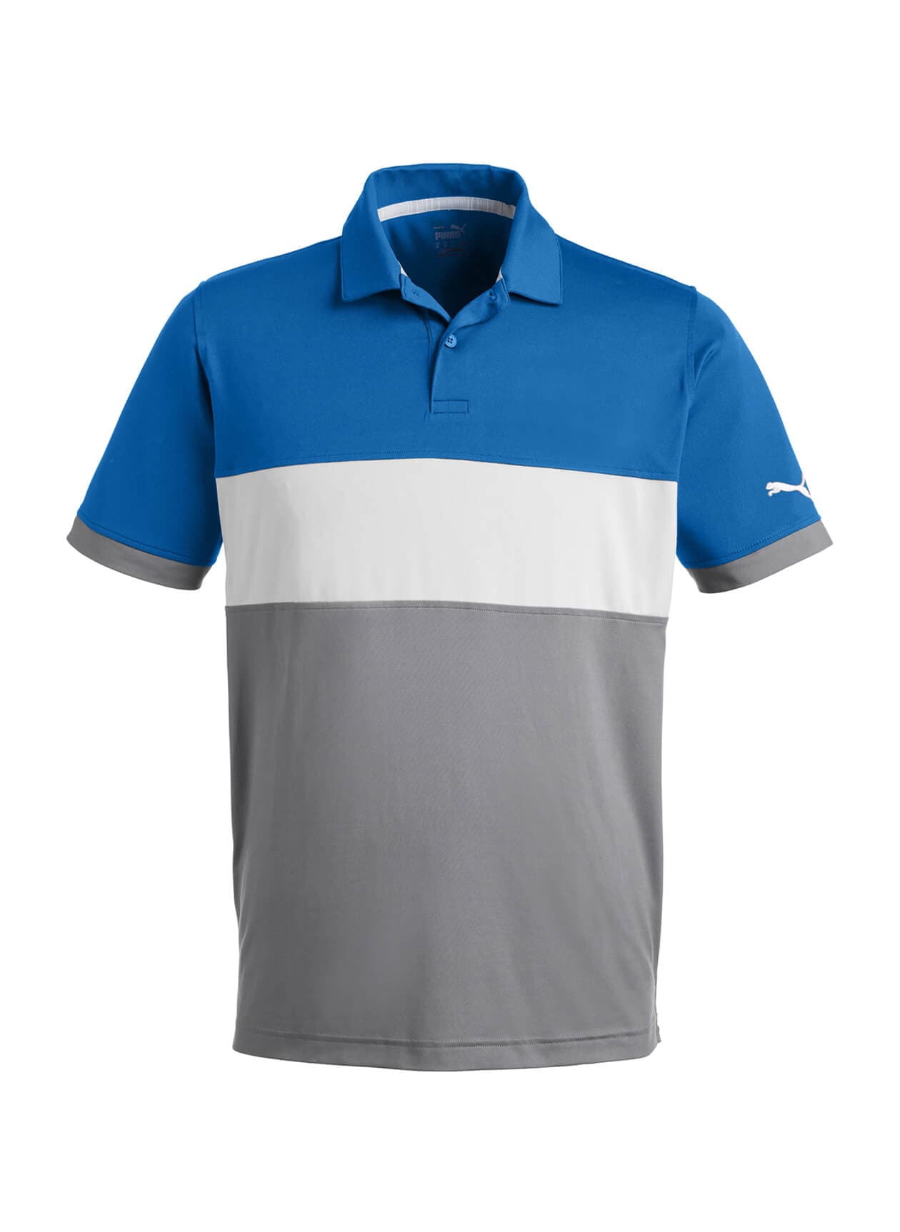 PUMA Men's Cloudspun Highway Polo - Blue 3XL