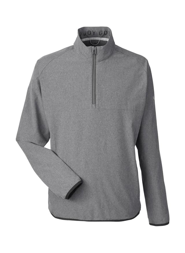 PUMA Men's Coastal Woven Quarter-Zip - Black 3XL