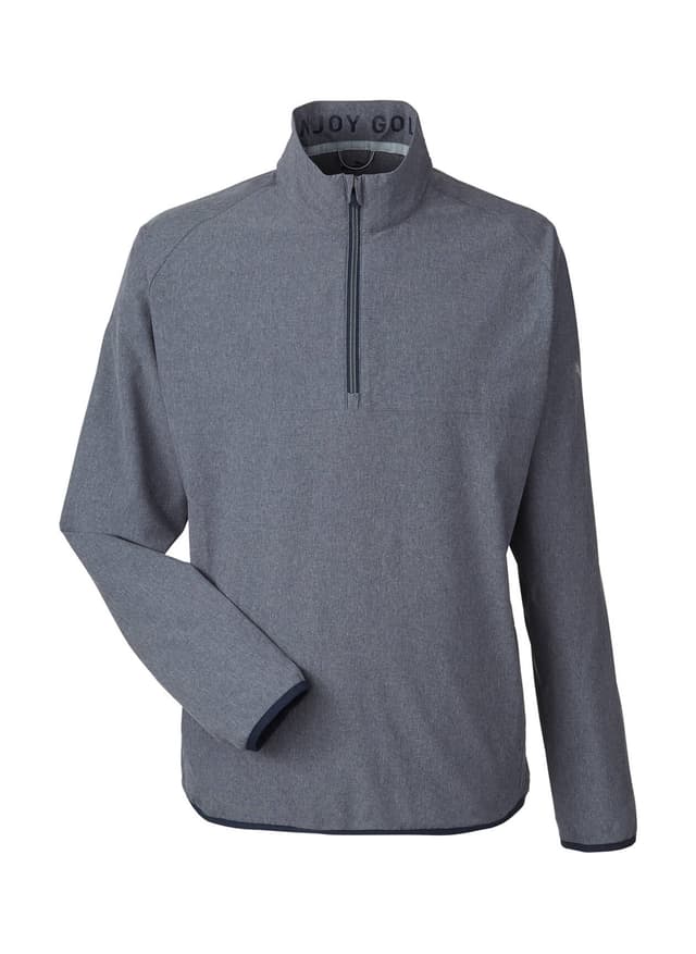 PUMA Men's Coastal Woven Quarter-Zip - Navy 3XL