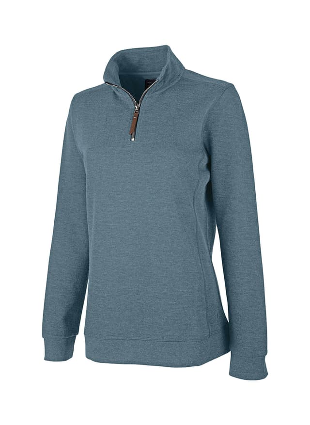 Charles River Women's Hudson Quarter-Zip - Blue 3XL