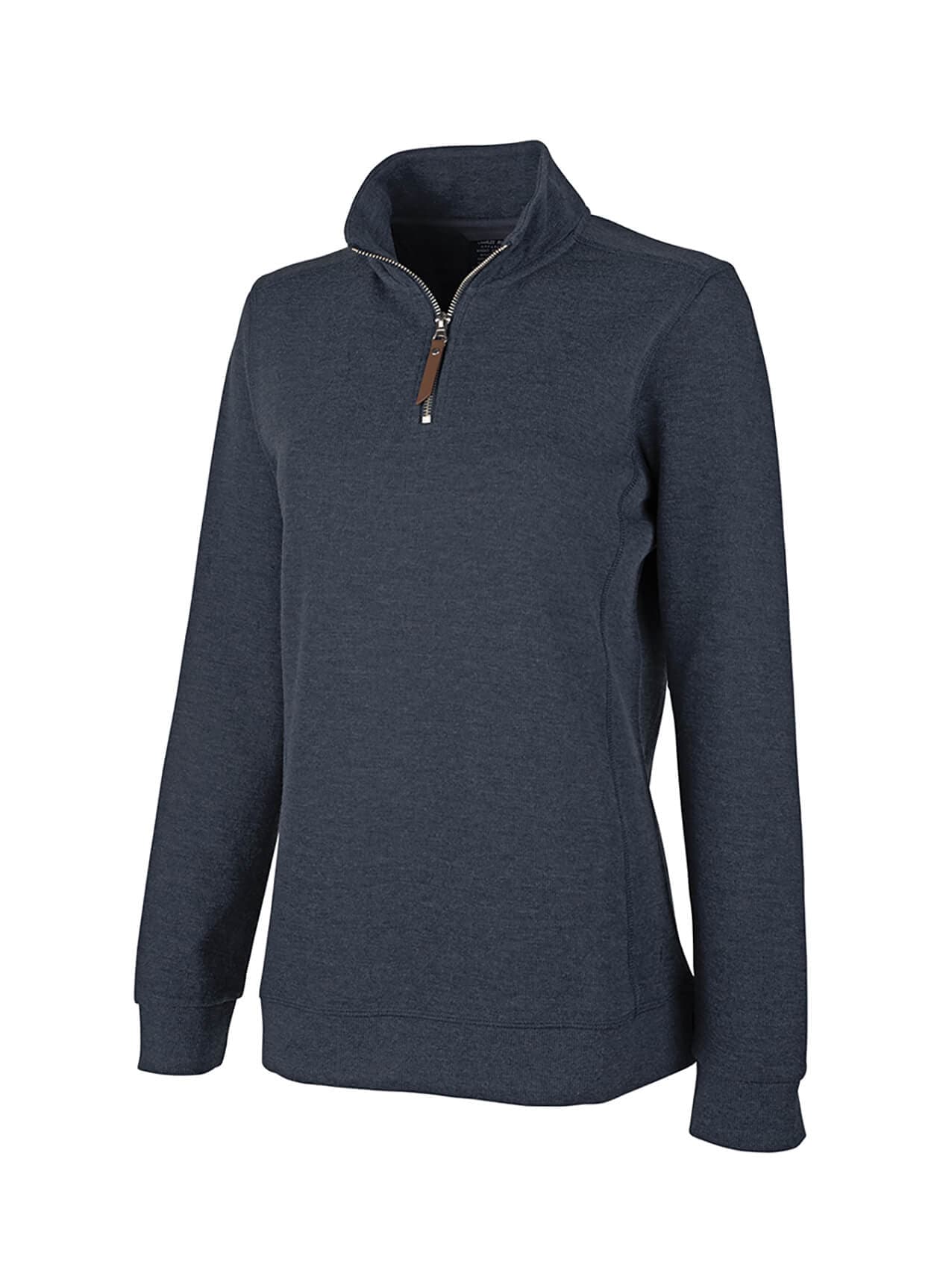 Charles River Women's Hudson Quarter-Zip - Navy 3XL