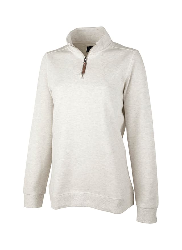 Charles River Women's Hudson Quarter-Zip - White 3XL