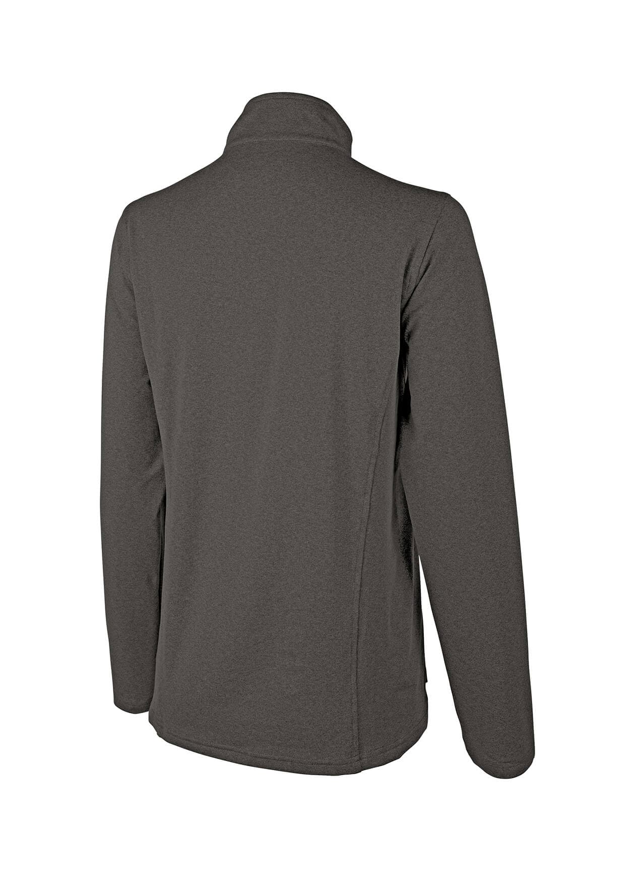 Charles River Women's Eco-Logic Quarter Zip Pullover - Dark Grey 3XL