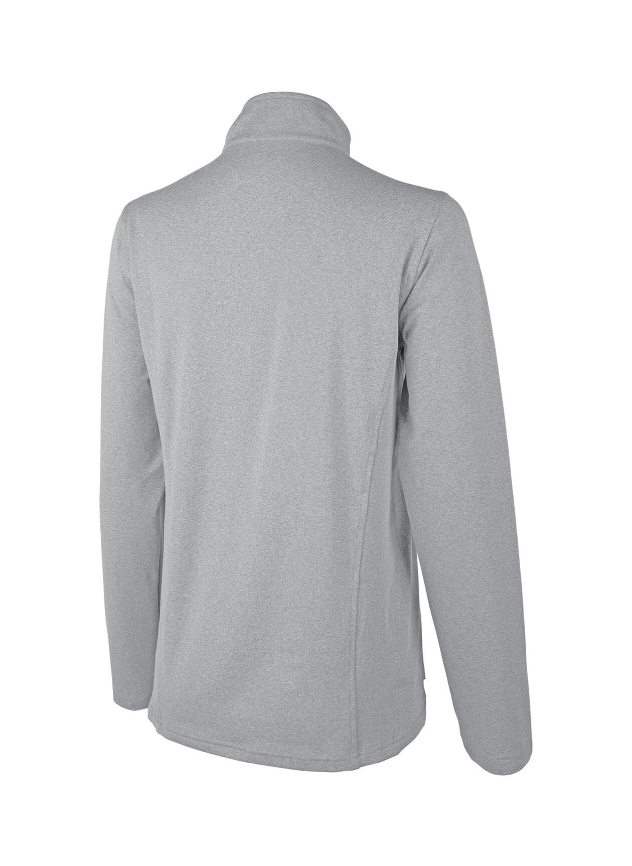 Charles River Women's Eco-Logic Quarter Zip Pullover - Light Grey 3XL