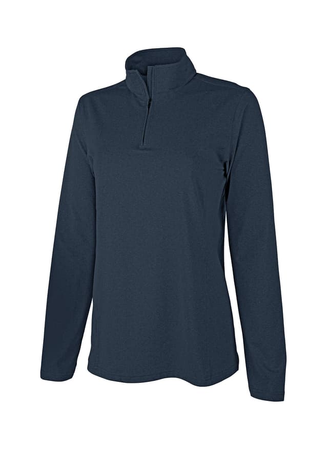 Charles River Women's Eco-Logic Quarter Zip Pullover - Navy 3XL