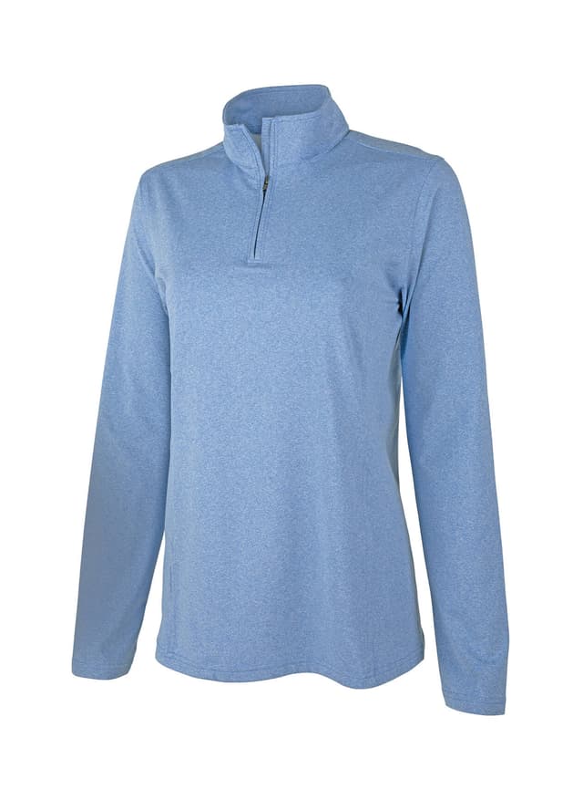 Charles River Women's Eco-Logic Quarter Zip Pullover - Blue 3XL