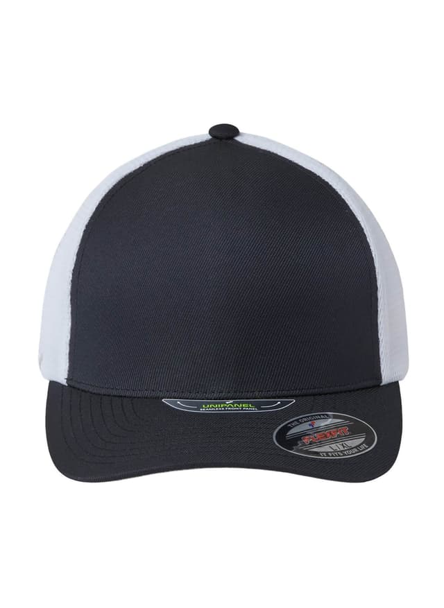 Flexfit Unipanel Hat - Black / White (BLW) LG/XL