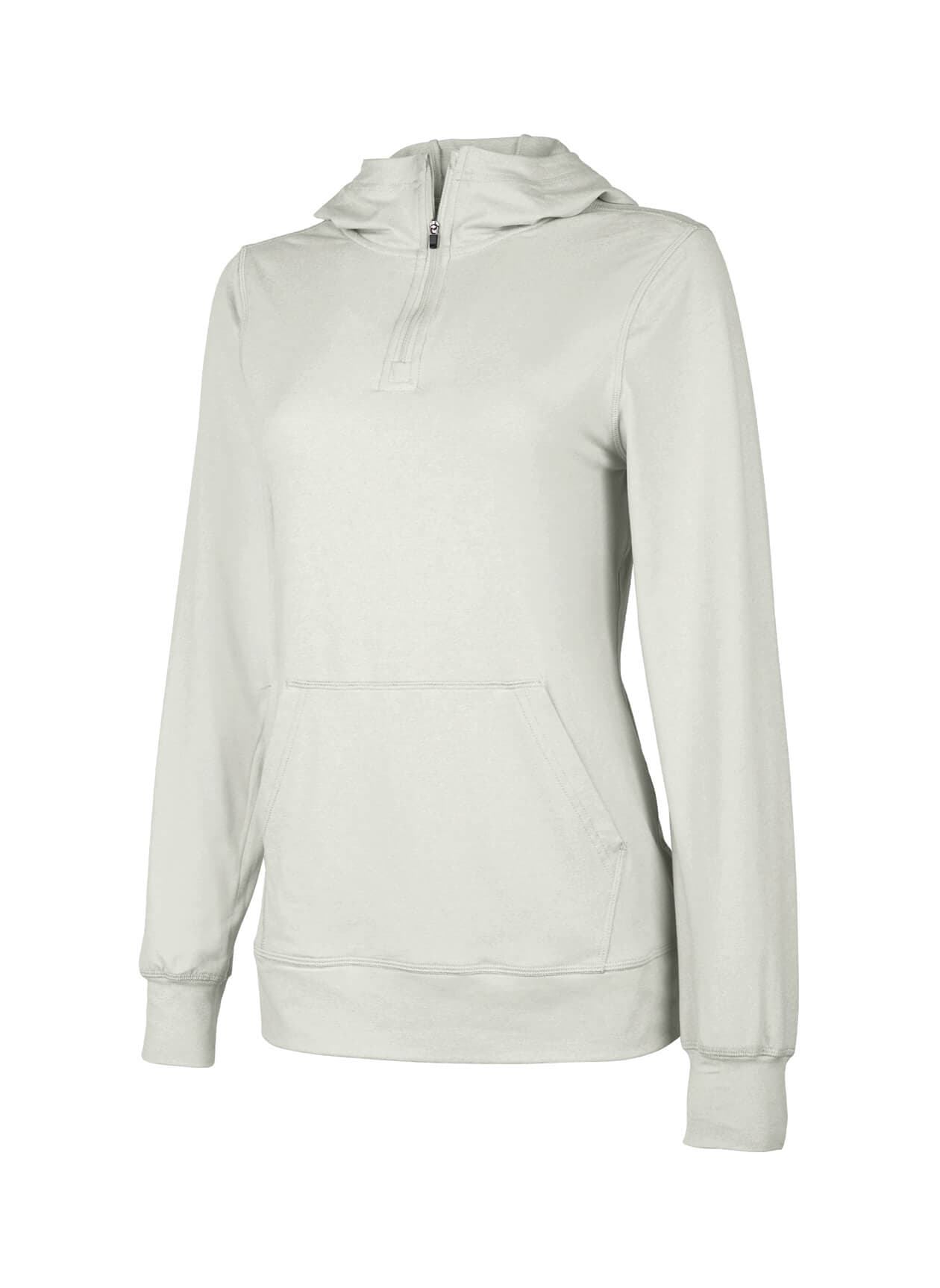 Charles River Women's Pulse Performance Quarter Zip Hoodie - Brown 3XL