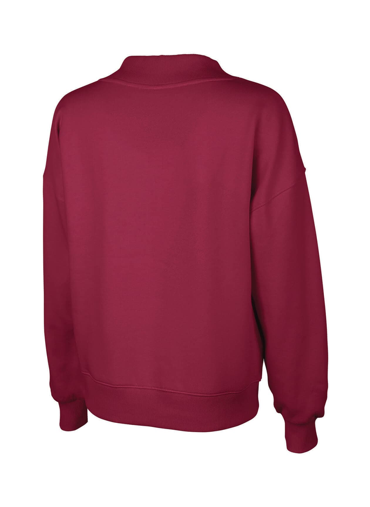 Charles River Women's Willow Mock-Neck Sweatshirt - Purple 3XL