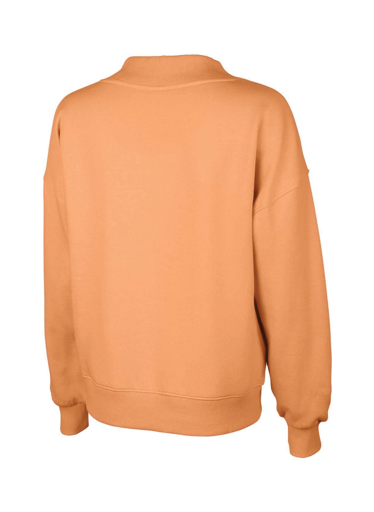 Charles River Women's Willow Mock-Neck Sweatshirt - Orange 3XL
