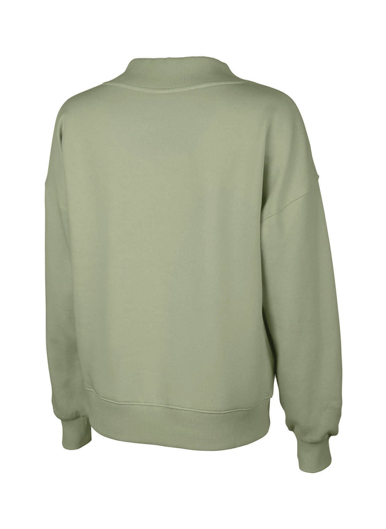 Charles River Women's Willow Mock-Neck Sweatshirt - Green 3XL
