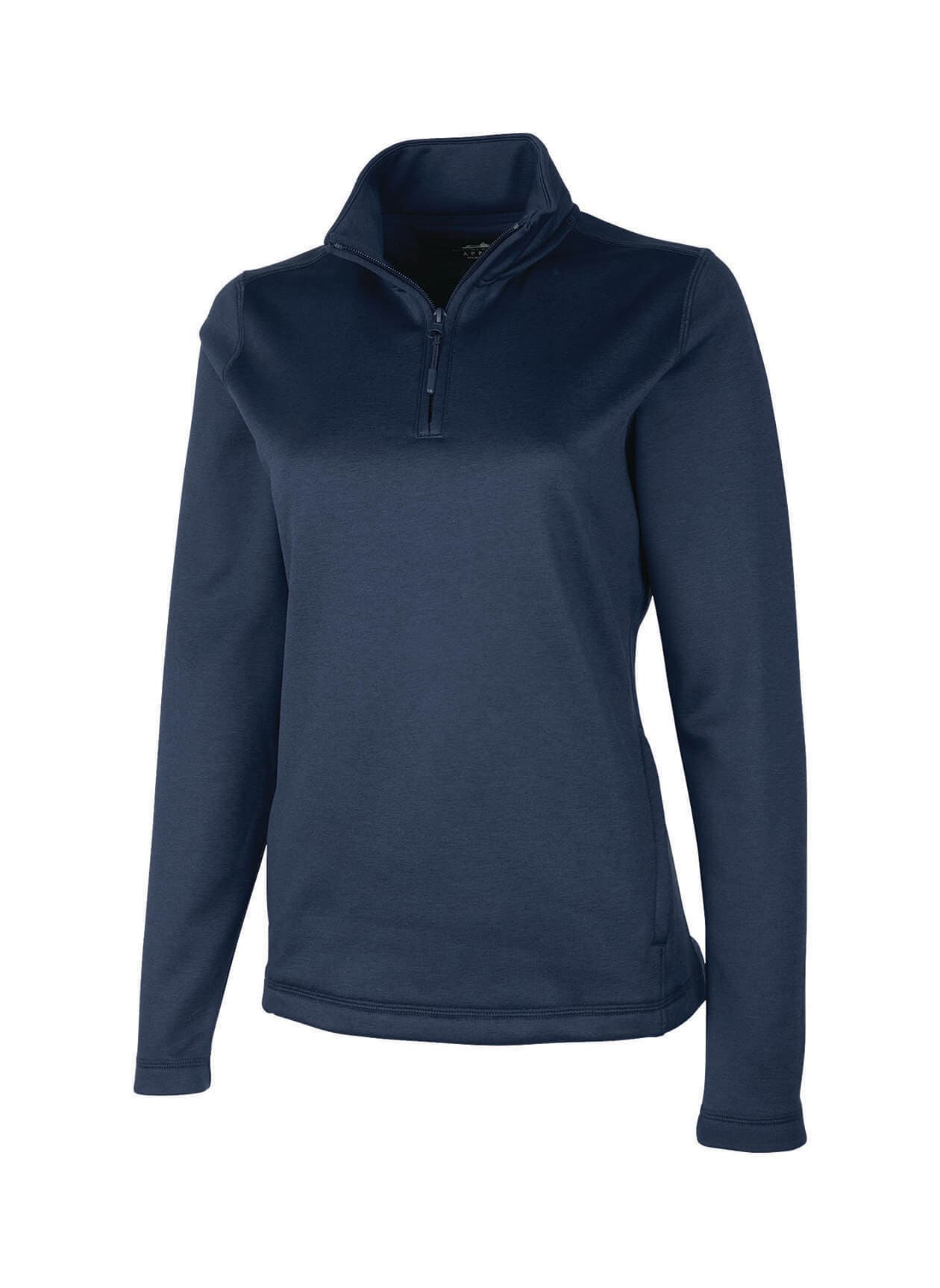 Charles River Women's Flex-Fleece Quarter-Zip - Navy 3XL