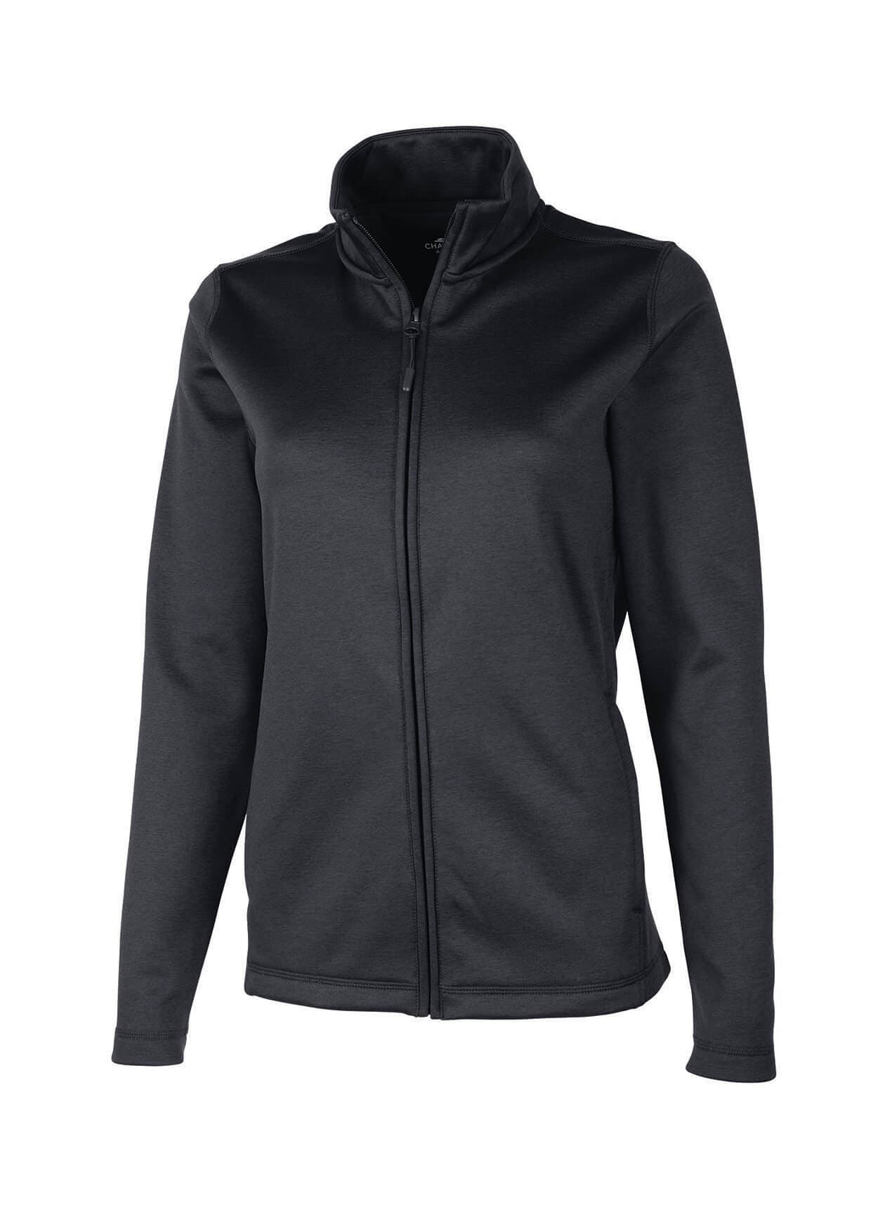 Charles River Women's Flex-Fleece Full Zip Jacket - Black 3XL