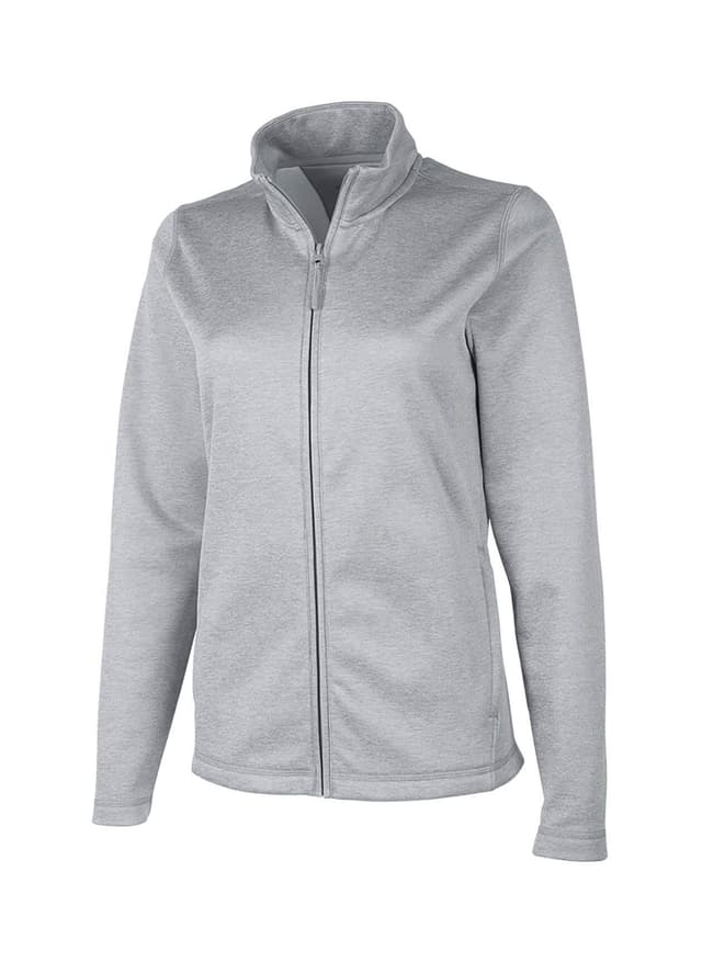 Charles River Women's Flex-Fleece Full Zip Jacket - Light Grey 3XL