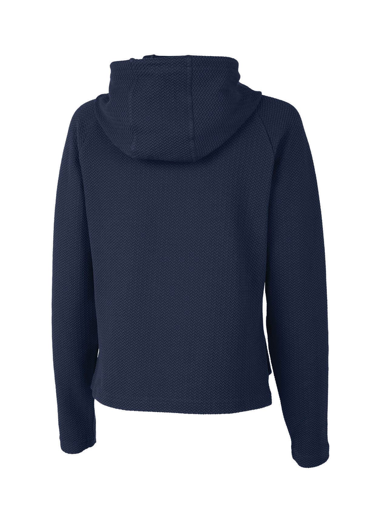 Charles River Women's TexturKnit Hoodie - Navy 3XL