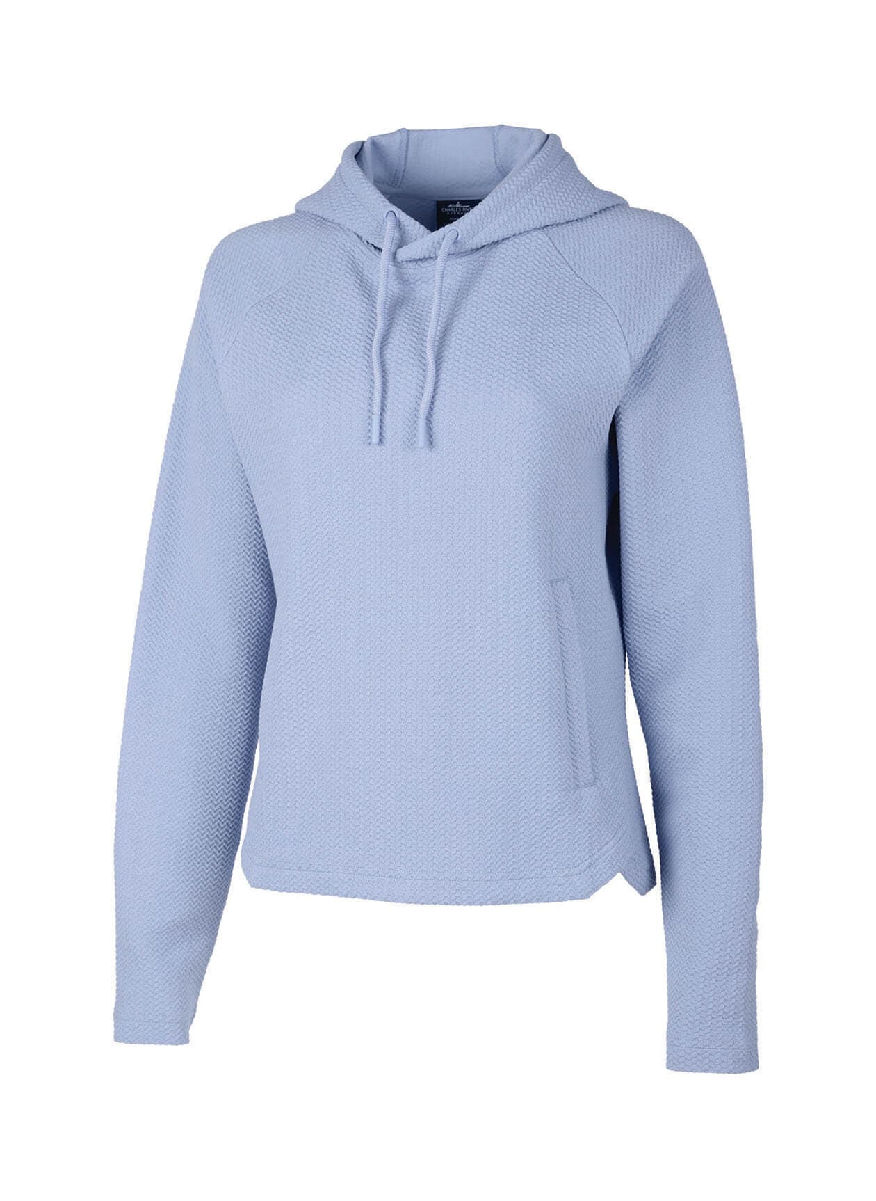 Charles River Women's TexturKnit Hoodie - Blue Lavender (143) 3XL