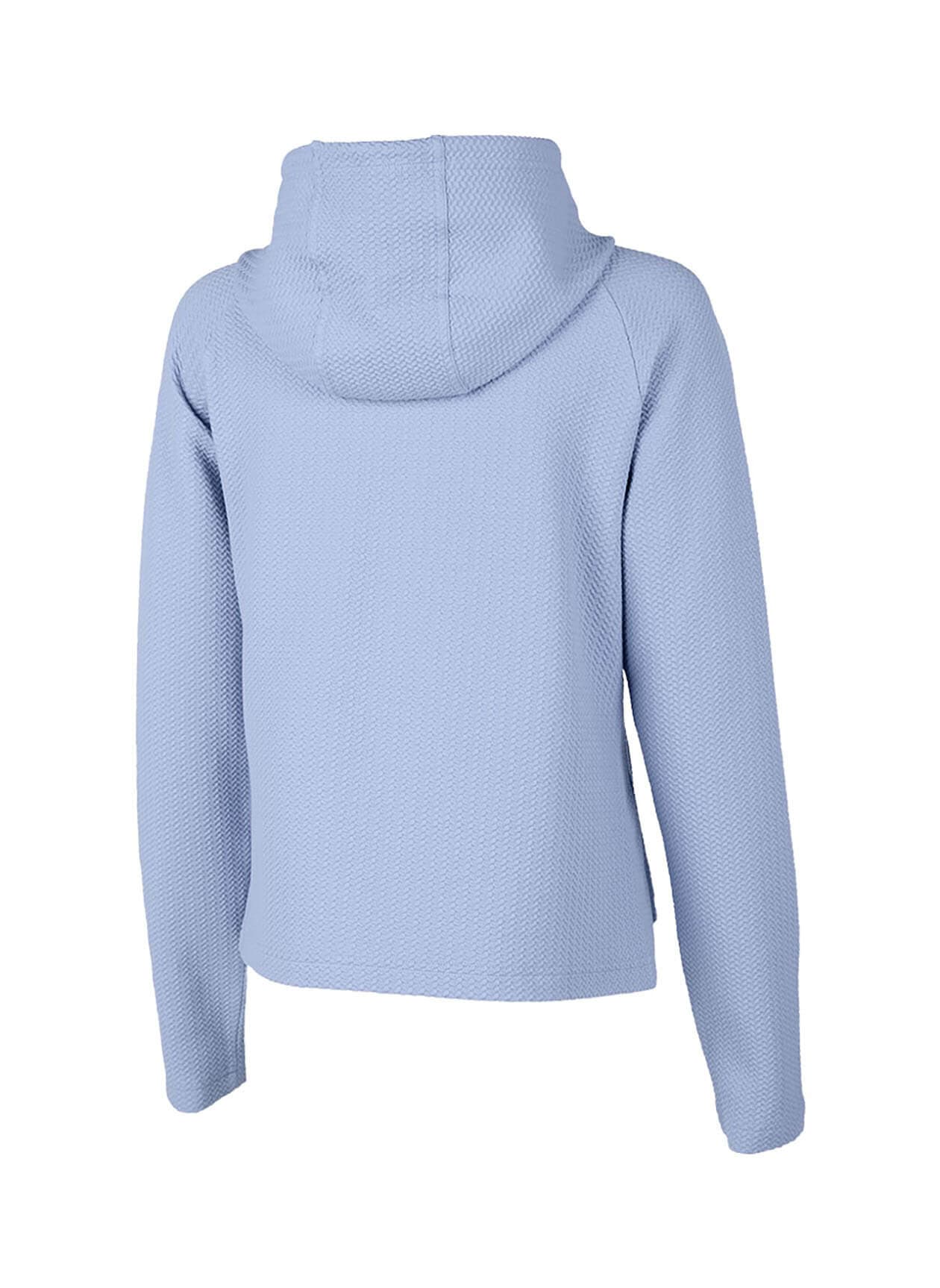 Charles River Women's TexturKnit Hoodie - Blue Lavender (143) 3XL