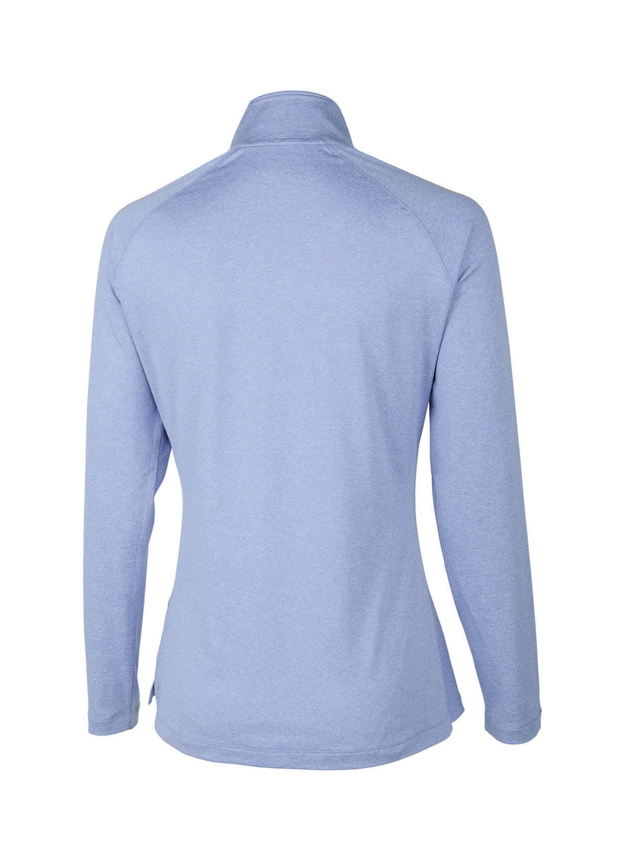 Charles River Women's Cayak Lightweight Stretch Quarter-Zip - Cyan 3XL