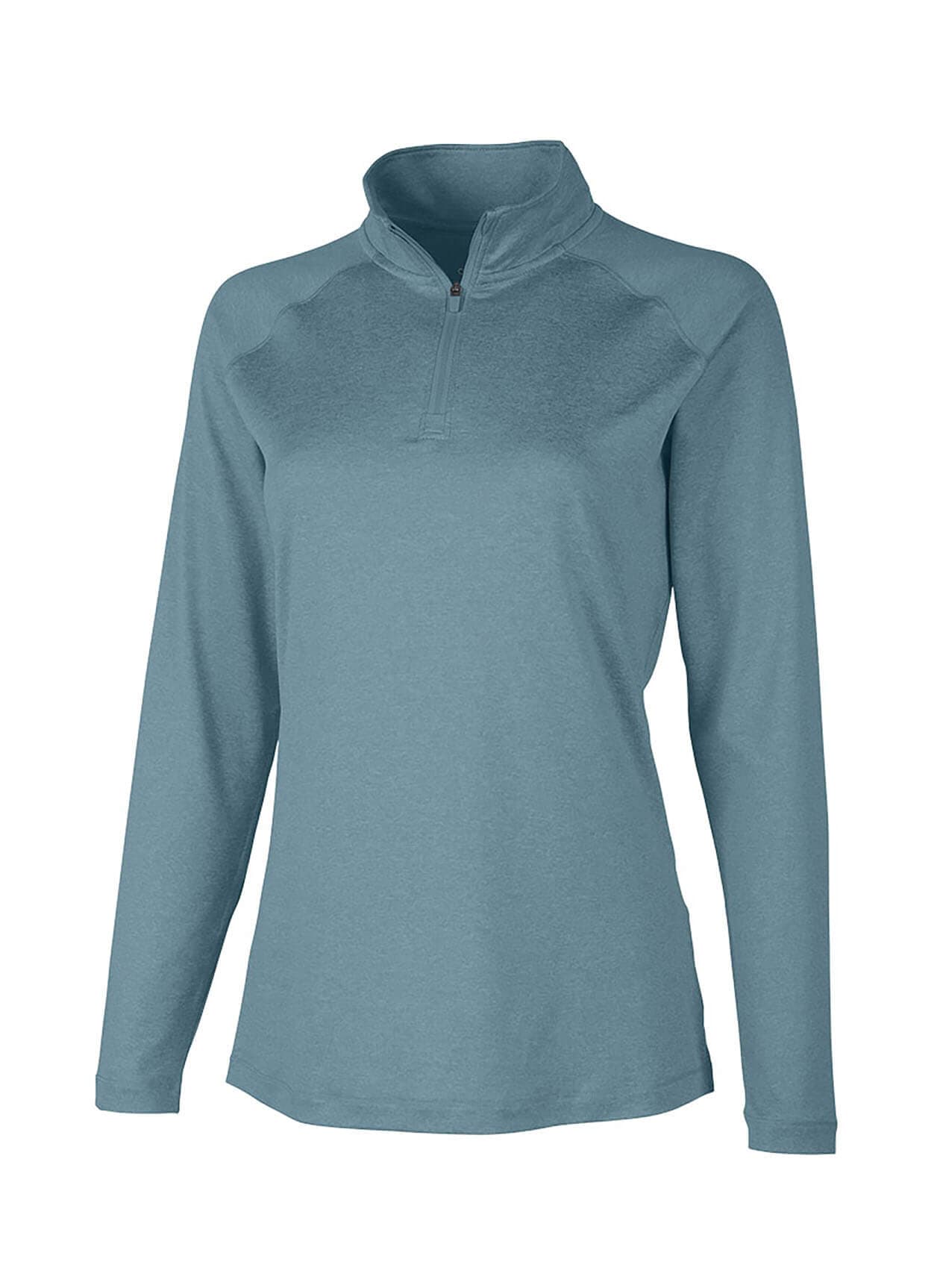 Charles River Women's Cayak Lightweight Stretch Quarter-Zip - Green 3XL