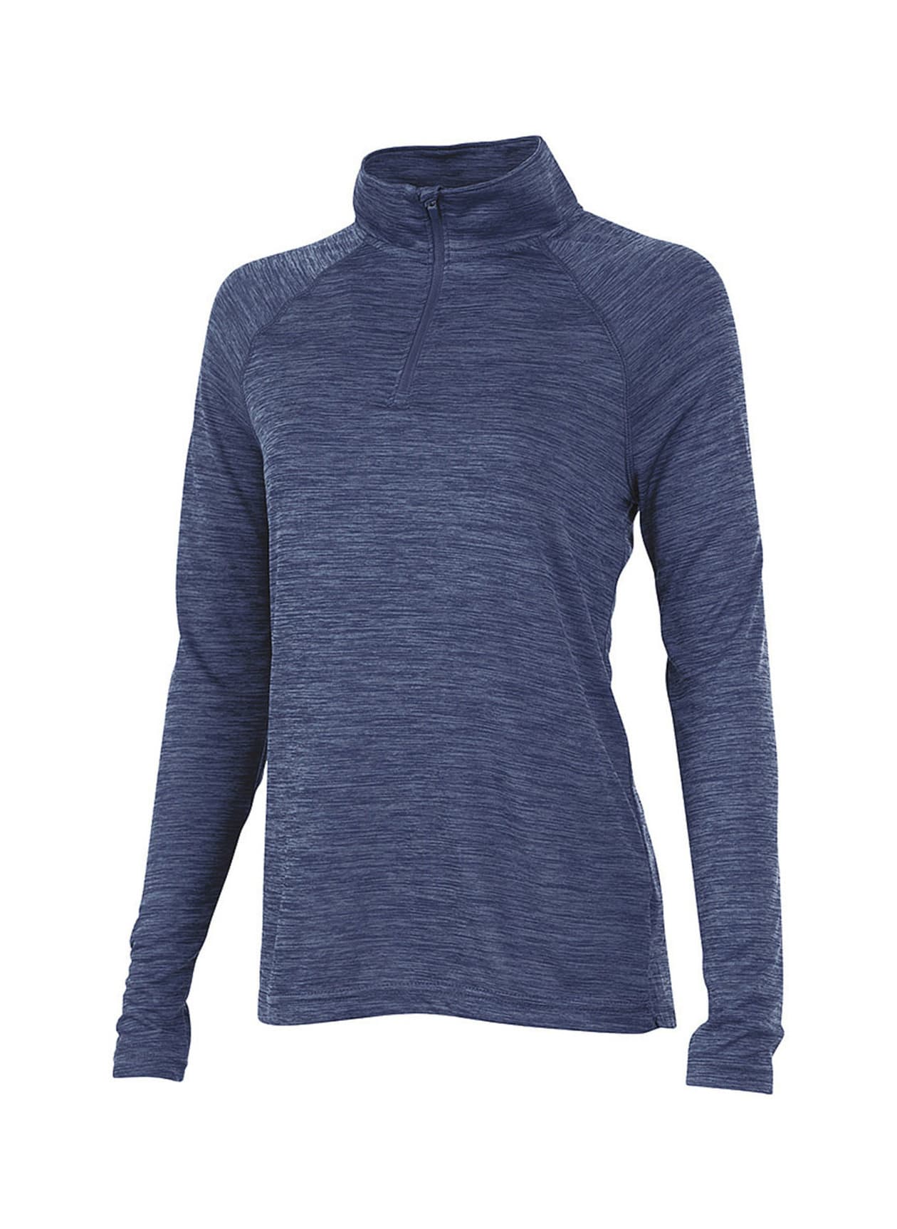 Charles River Women's Space Dyed Quarter-Zip - Navy 3XL