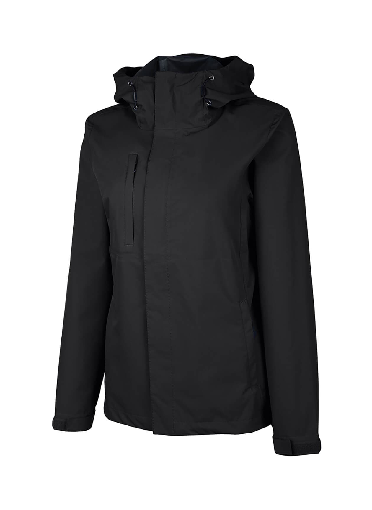 Charles River Women's Bershire Rain Jacket - Black 3XL