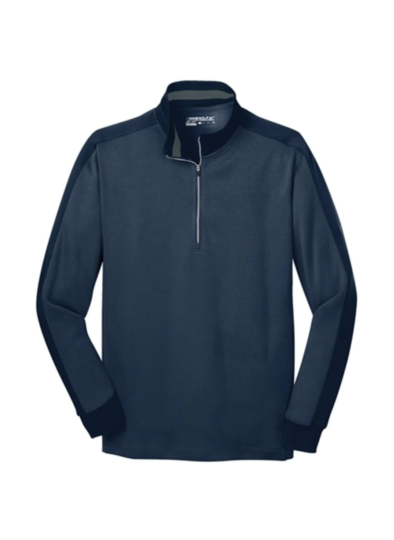 Nike Men's Dri-FIT Striped Collar Half-Zip - Navy 3XL