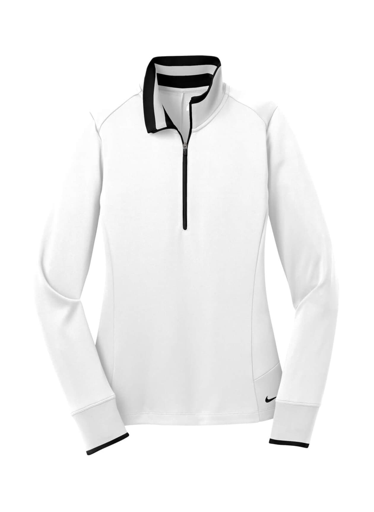 Nike Women's Dri-FIT Half-Zip - White LG
