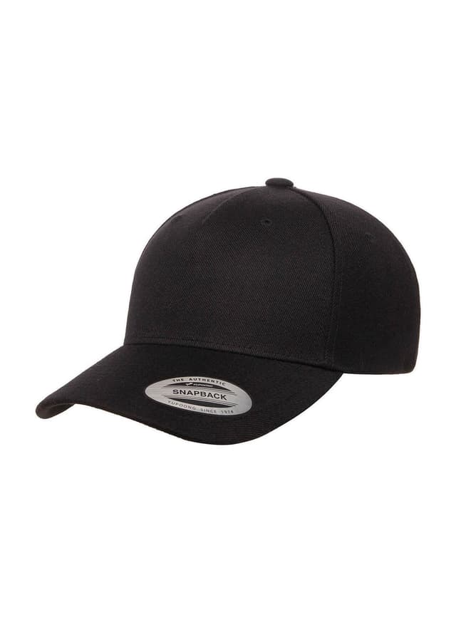 Yupoong Classic Premium Snapback Hat - Black MISC