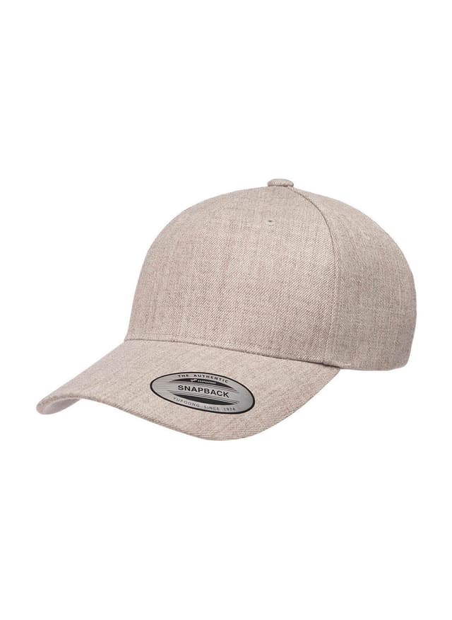 Yupoong Classic Premium Snapback Hat - Light Grey MISC