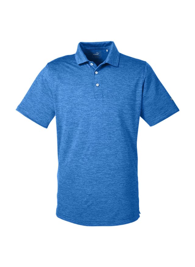 Puma Men's Icon Heather Polo - Blue 3XL