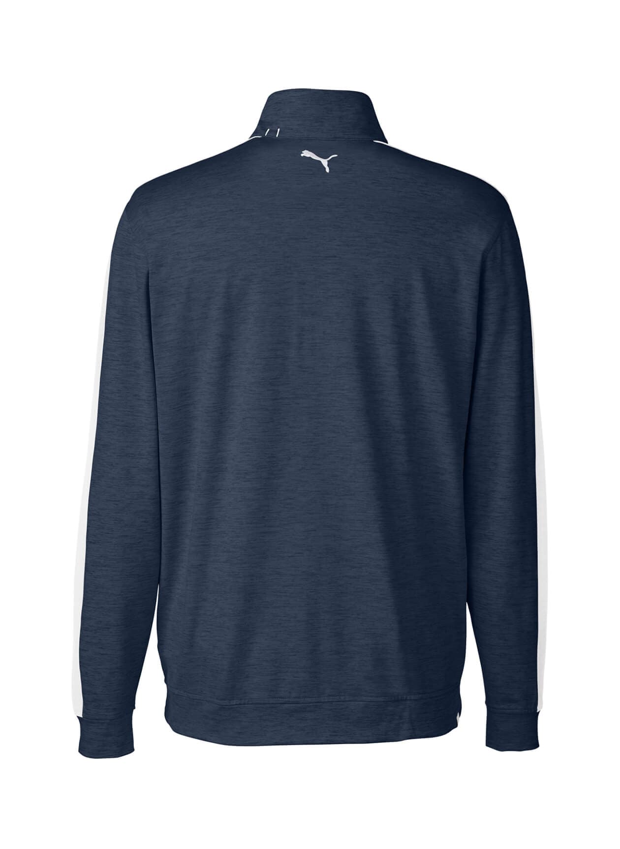 PUMA Men's Cloudspun T7 Quarter-Zip - Navy 3XL