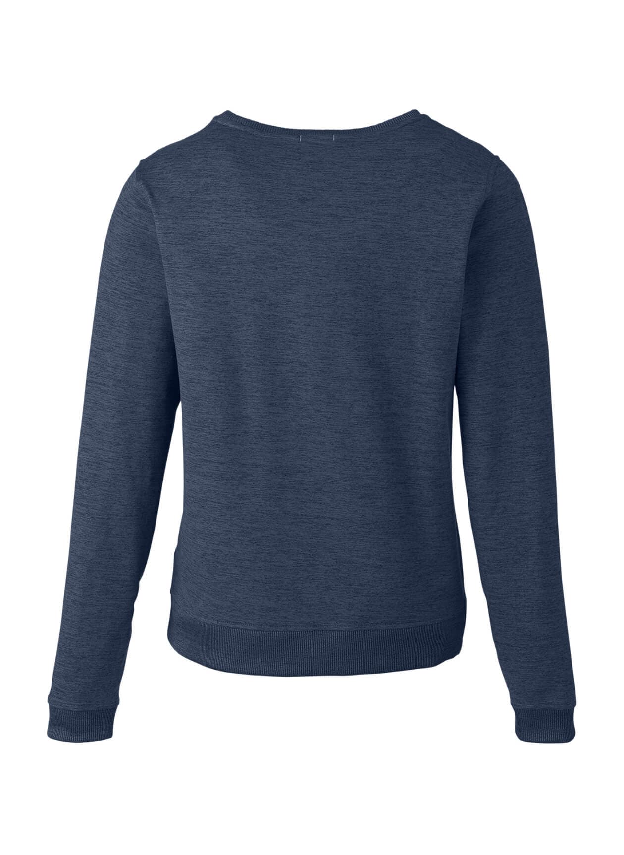 PUMA Women's Cloudspun Crewneck Sweatshirt - Navy LG