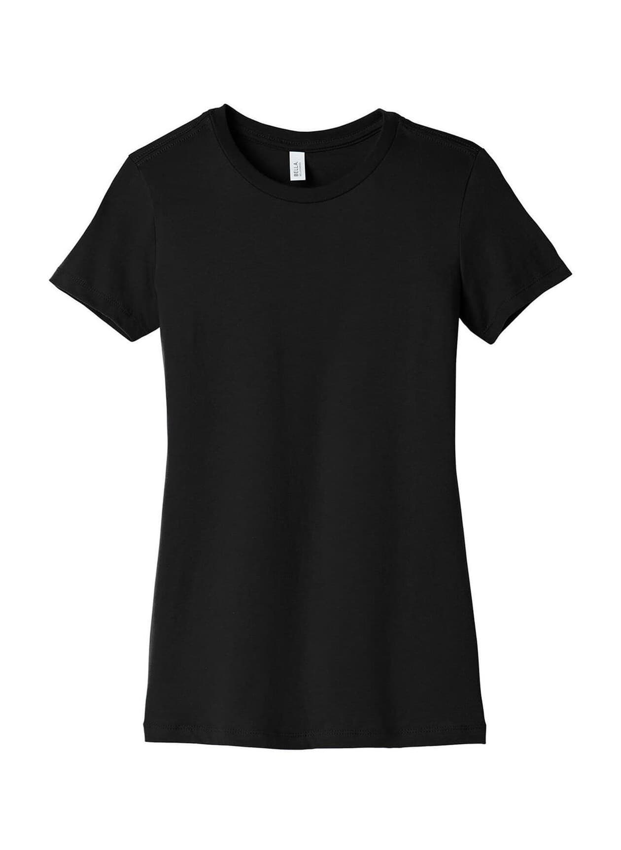 Bella + Canvas Women's Slim Fit T-Shirt - Black LG
