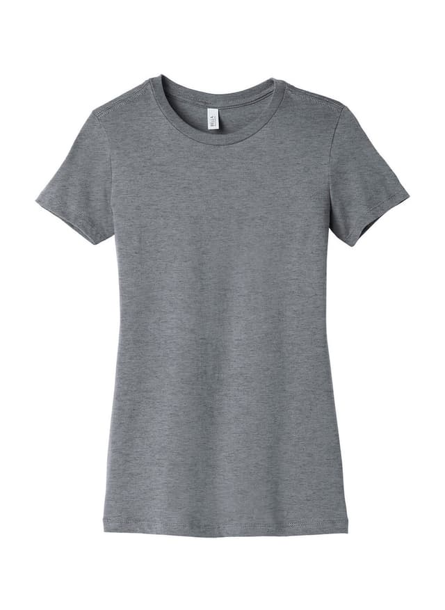 Bella + Canvas Women's Slim Fit T-Shirt - Dark Grey LG