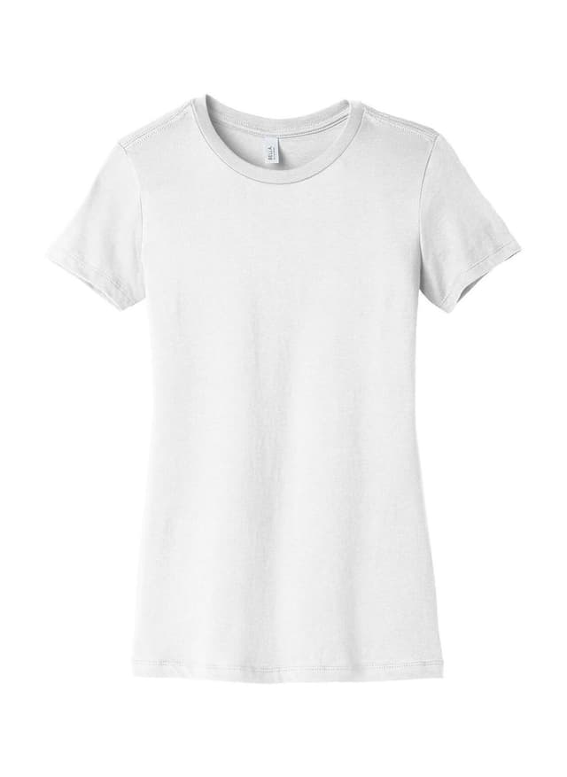 Bella + Canvas Women's Slim Fit T-Shirt - White LG