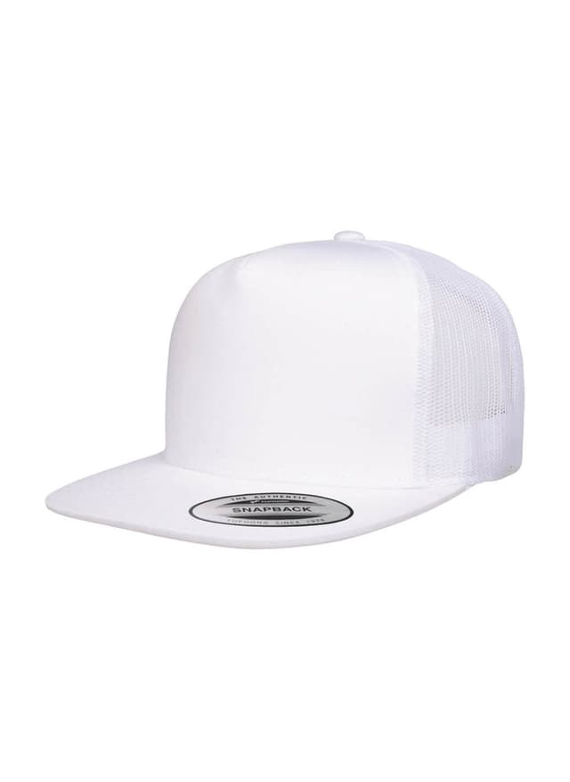 Yupoong 5-Panel Classic Trucker Hat - White MISC