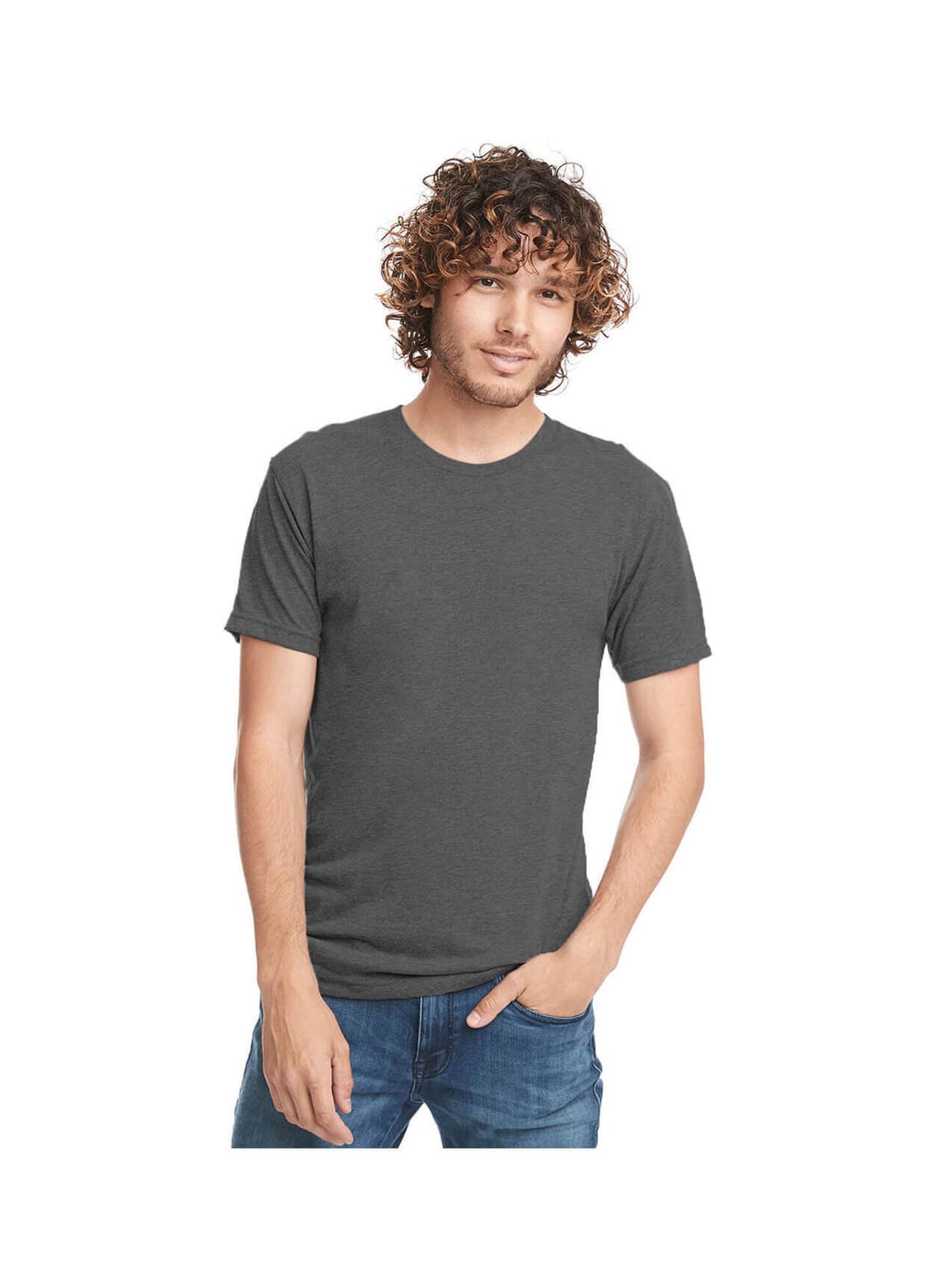 Next Level Unisex Triblend T-Shirt - Dark Grey 3XL