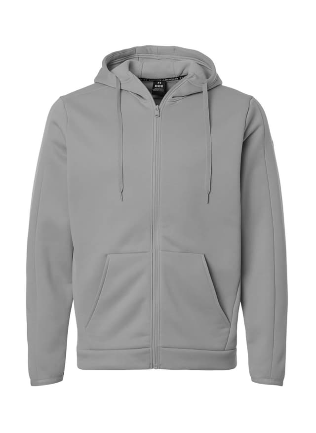 Under Armour Men's Armour Fleece Pro Full-Zip Hoodie - Light Grey 3XL