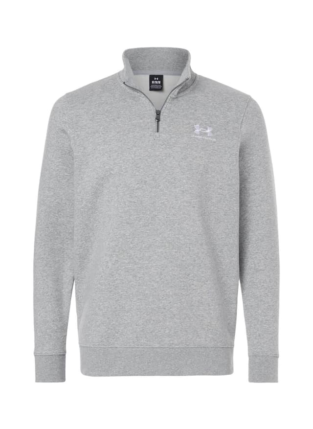 Under Armour Men's Fleece Icon Quarter-Zip - Light Grey 3XL