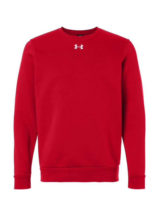 Under Armour Men's Team Icon Fleece Crew Sweatshirt - Red 3XL