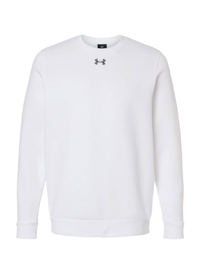 Under Armour Men's Team Icon Fleece Crew Sweatshirt - White 3XL