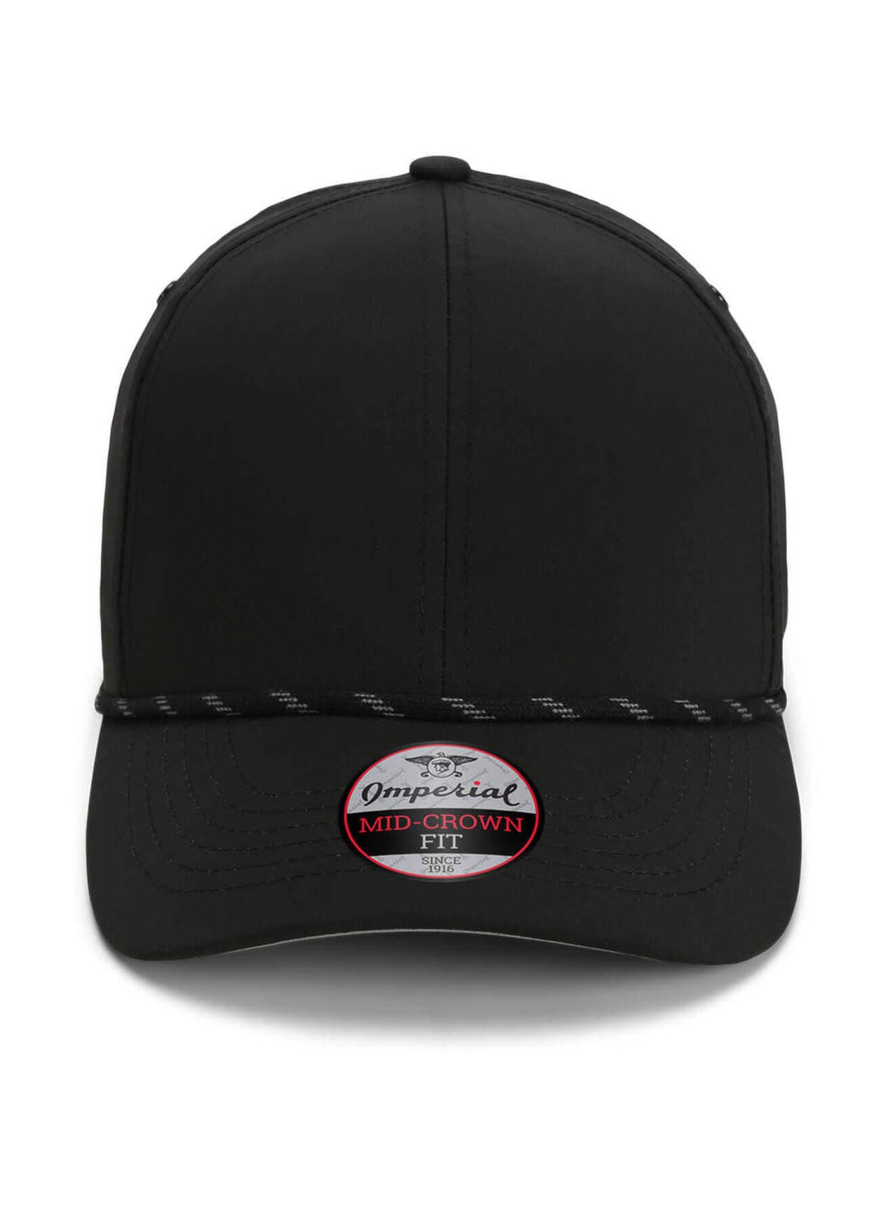 Imperial The Habanero 6 Panel Rope Hat - Black MISC