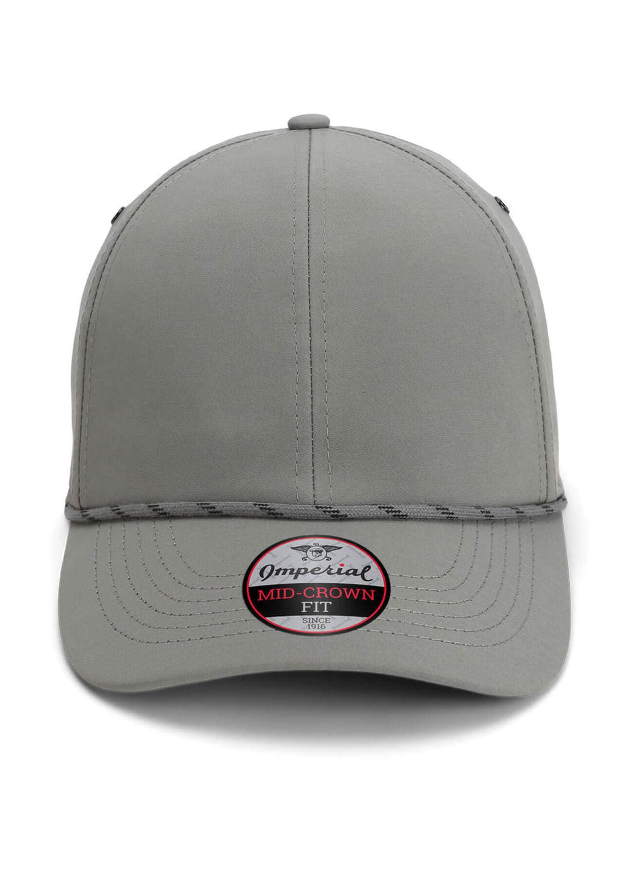 Imperial The Habanero 6 Panel Rope Hat - Light Grey MISC