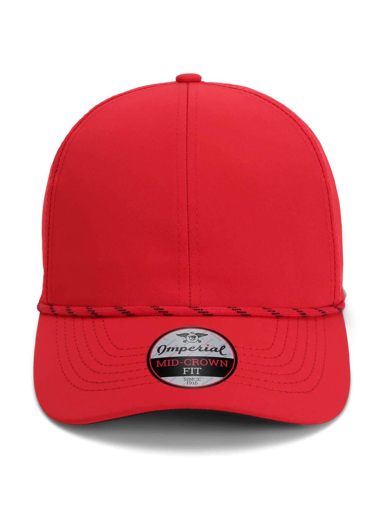 Imperial The Habanero 6 Panel Rope Hat - Red MISC