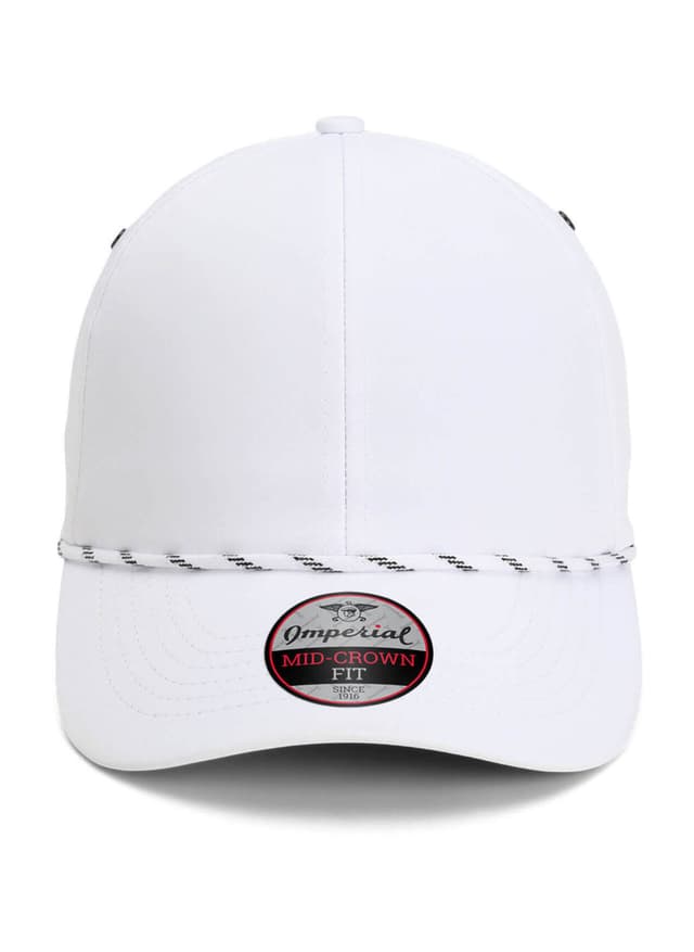 Imperial The Habanero 6 Panel Rope Hat - White MISC