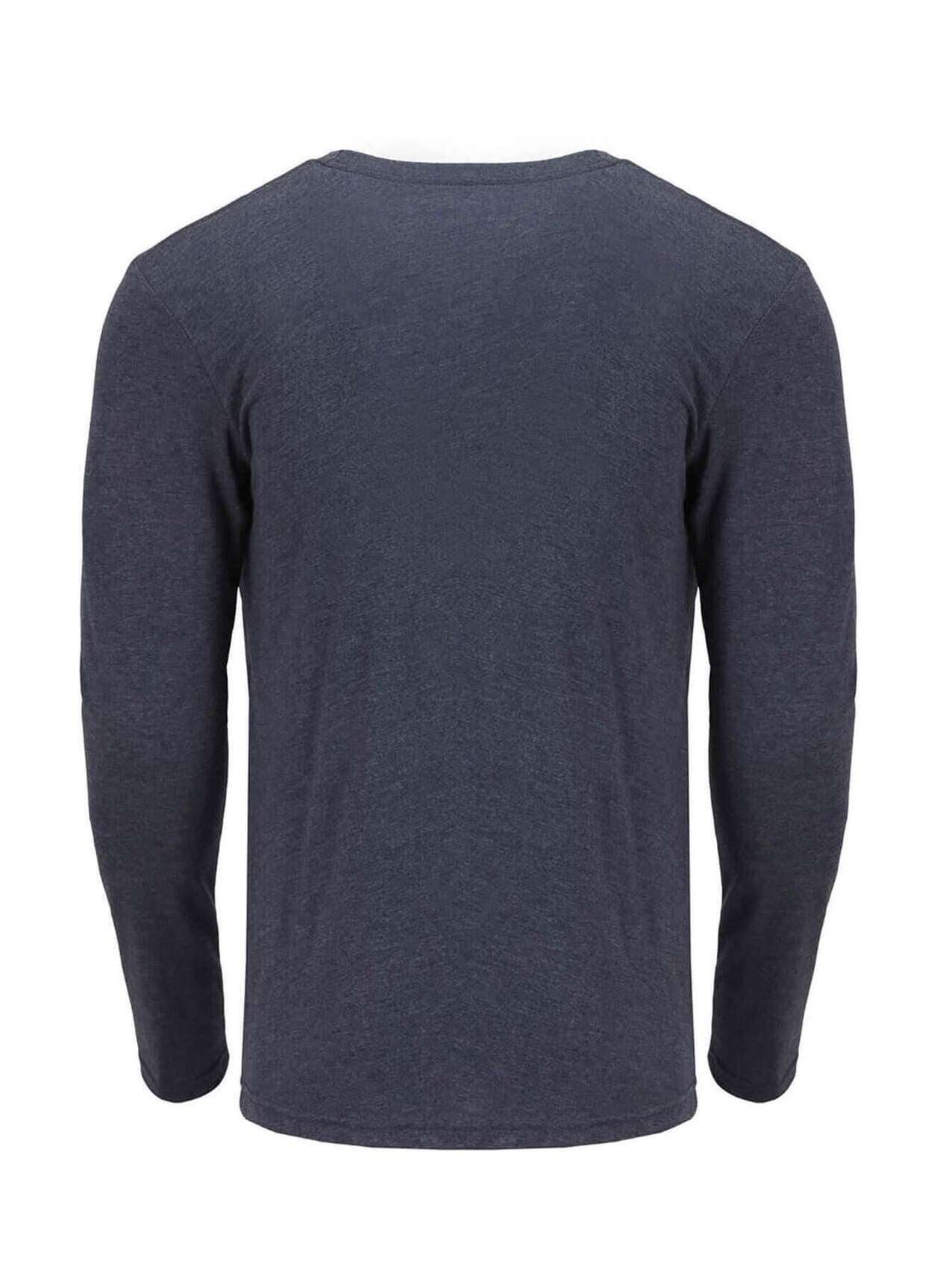 Next Level Men's Triblend Long-Sleeve Crew T-Shirt - Navy LG