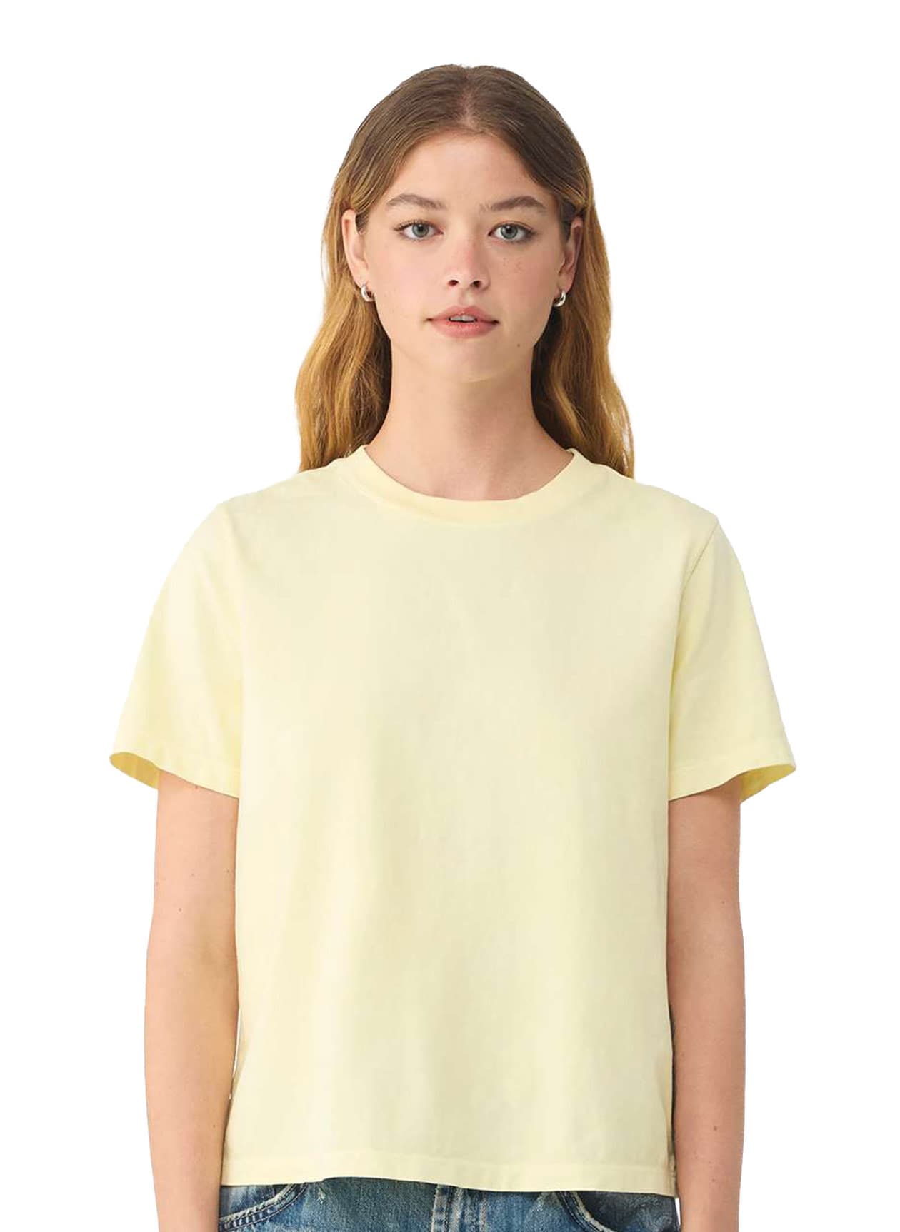 Bella + Canvas Women's Garment-Dyed Tee - Yellow 3XL