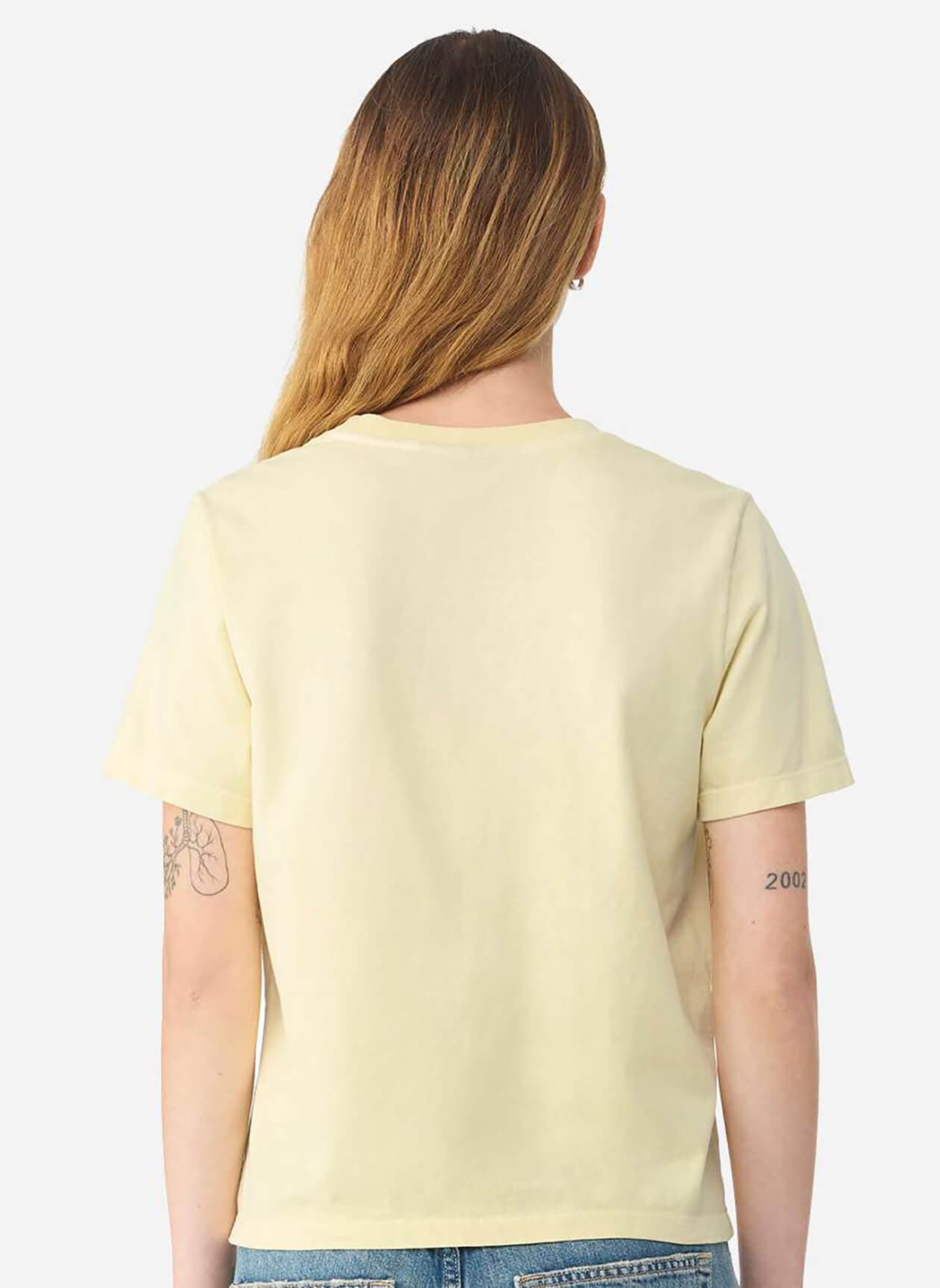 Bella + Canvas Women's Garment-Dyed Tee - Yellow 3XL